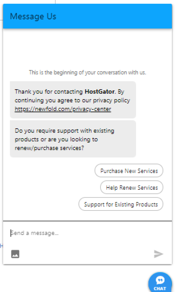 Availability of support channels
